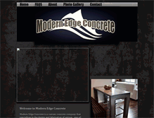 Tablet Screenshot of modernedgeconcrete.com